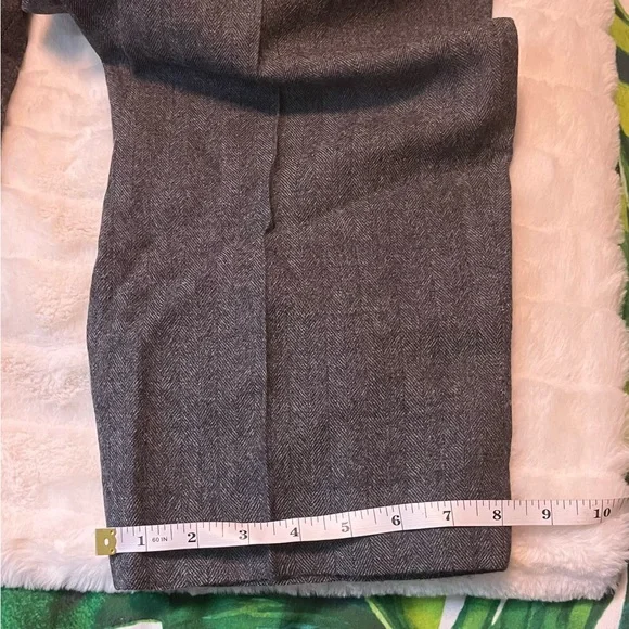Vintage Avoca Ireland XL High Rise Classic Fall Crop Preppy 100% Wool Pants - Picture 8 of 10